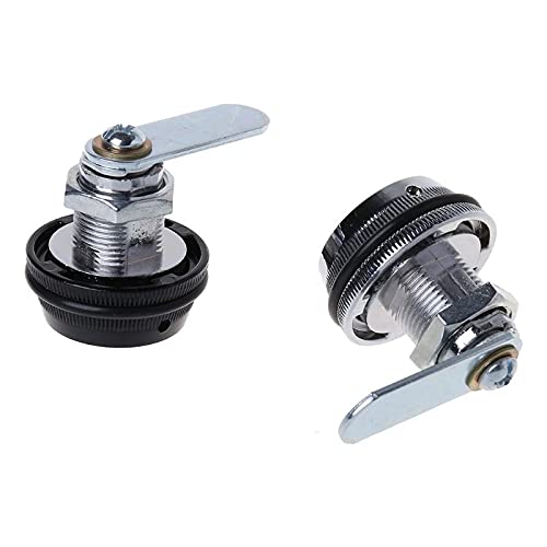 Serrure de boite aux lettres a code 3 chiffres came rotative 22mm blanche - 5