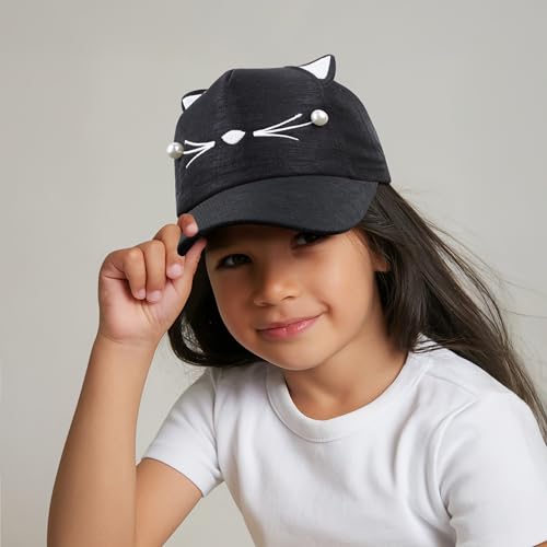 Image of VRITRAZ Kids Unisex Baseball Cap for Boys & Girls | Multiple Design, Adjustable Strap | Casual Cap (Age 4-12)