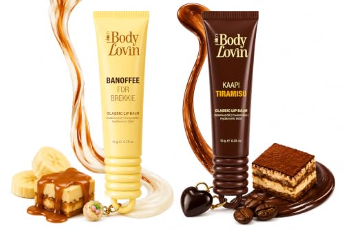 Plum BodyLovin’ Glassic Lip Balm Duo | Banoffee For Brekkie + Kaapi Tiramisu | Hydrating Gloss Tint Lip Balms | 10g Each-image-39