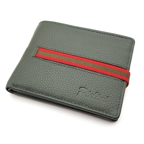 Imagen de Pielini Cartera de Piel para Hombre con Monedero de Cremallera y Tarjetero