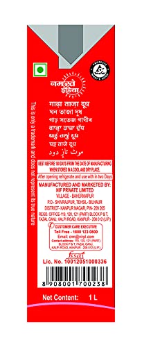Image of Namaste India Fresh Creamy Milk, 1 Liter
