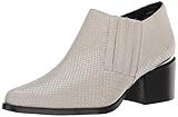gestapelter Absatz Steve Madden Damen Korral Westernstiefel, Wei (Weiß/Schlangenhautmuster), 40 EU
