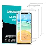 mixigoo Protector Pantalla para iPhone 11/iPhone XR (6,1''), [3 Piezas] Cristal Templado iPhone 11 [Marco Instvalación Fácil] Anti-Burbujas Anti-arañazos Vidrio Templado iPhone 11/iPhone XR