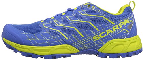 Scarpa Mens Neutron 2 Trail Running Shoe, Grecian Blue/Spring Green, 41 Medium Eu (8 Us) #TOP7