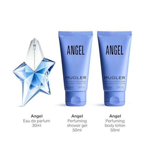 Image of Mugler Angel - Eau de Parfum - Women's Perfume - Ambery & Woody - With Bergamot, Praline, and Patchouli - Long Lasting Fragrance