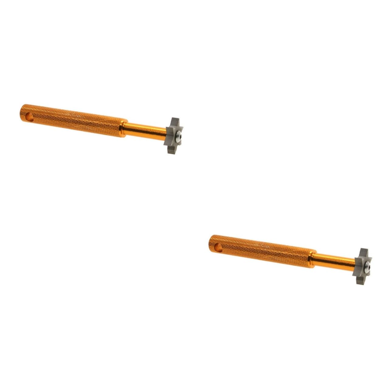 Toddmomy 2pcs Sharpener Golf Tools Groove Sharpener for Backspin Groove Sharpening Tool Club Groove Sharpener Regrooving Tool Club Cleaning Tools Club Groove Sharpener Tool