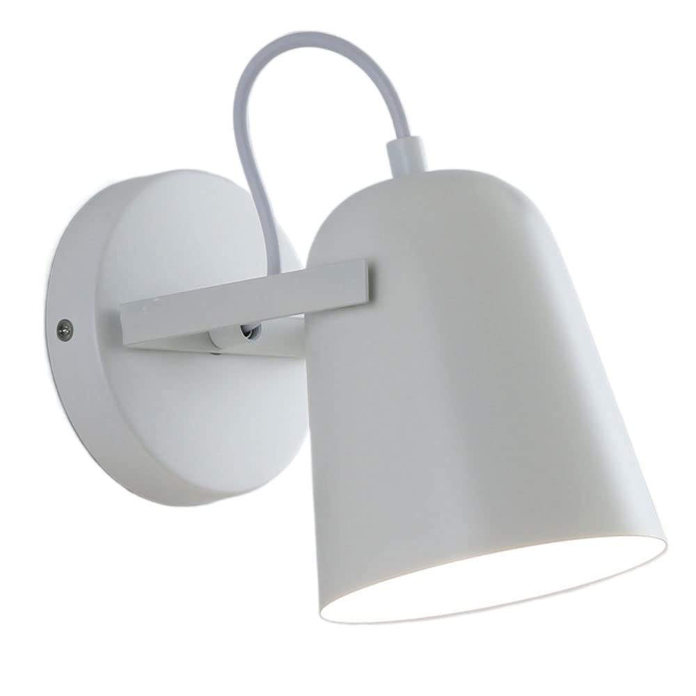 Kbuukyyxouy White Creative Living Room Background Wall Decorative Lighting Wall Lantern, E27 Modern Simplicity Wall Lamps, Aisle Nordic Macaron Colorful Landscape Wall Sconce Fixture(White)