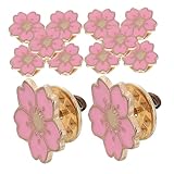 Holibanna 12個かわいい桜ブローチ ピンバッジ 日系少女向け 合製 おしゃれで
