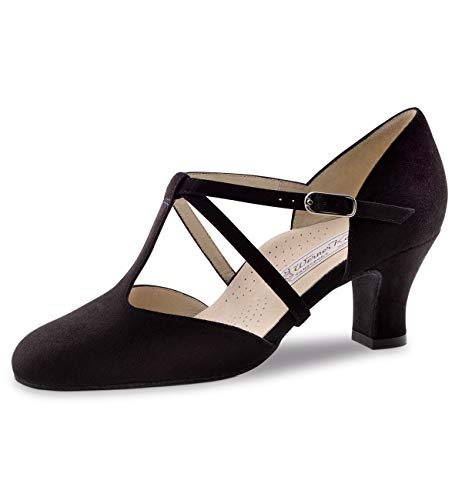 Chaussures de danse Merle Werner Kern noires en taille UK pour femmes