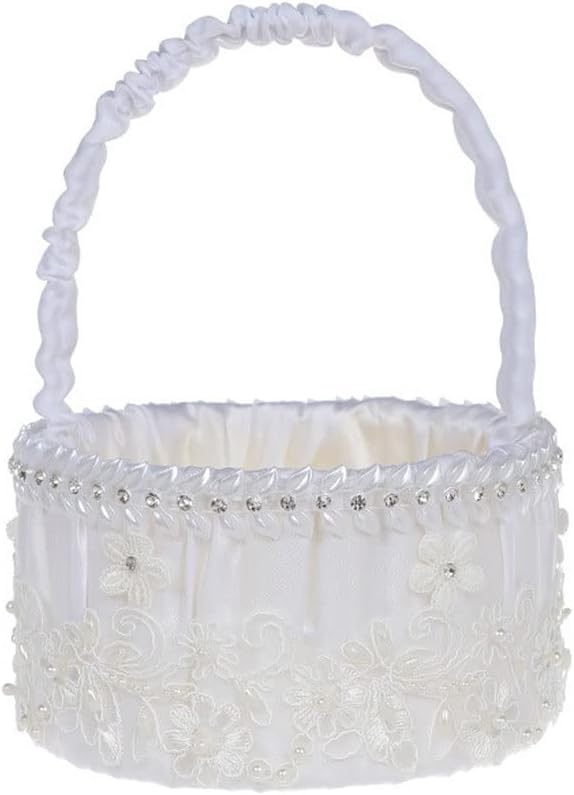 HBJWOV Western-style Wedding Flower Basket Bride and Groom Girl Sprinkle Small Supplies