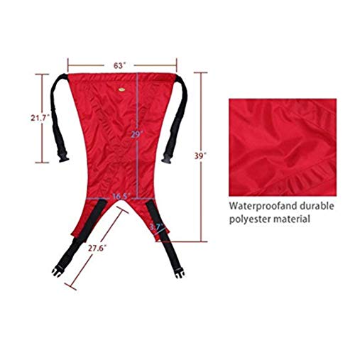 Patient Lift Sling, Stair Slide Board Transfer Belt Emergency Evacuation Chair Up and Down Patient's Back Shifting Pad