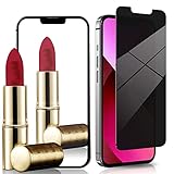 WHPXJY Privacy Screen Protector for iPhone 13/13 Pro Mirrored Film for iPhone 14, Perfect Mirror Effect, Shatterproof, Touch Sensitive, with Large Glasses Cloth to Remove Fingerprints