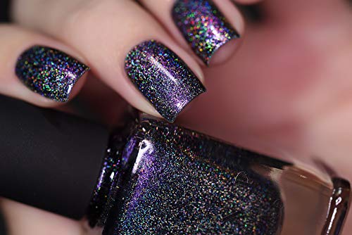 Image of ILNP Pulse - Purple to Gold Color Kissed Ultra Holographic Nail Polish