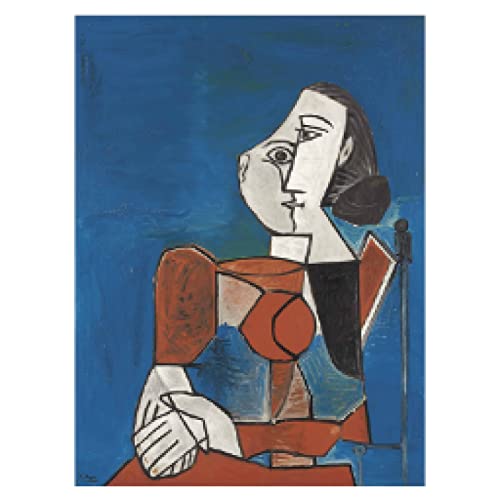 Toile Picasso abstrait pour décoration de salon nordique et moderne affiche murale 50x60cm