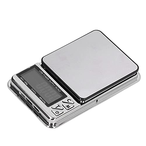 Báscula digital pequeña para joyería 1000g/0.01g USB miniatura 6