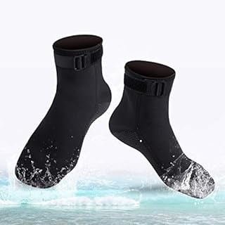 ReHaffe Kids Neoprene Socks 3mm Sand Volleyball Socks Anti Slip Dive Socks for Kids Youth Men Women Swimming Surfing Snorkeling Fishing Wadeing and Water Sports