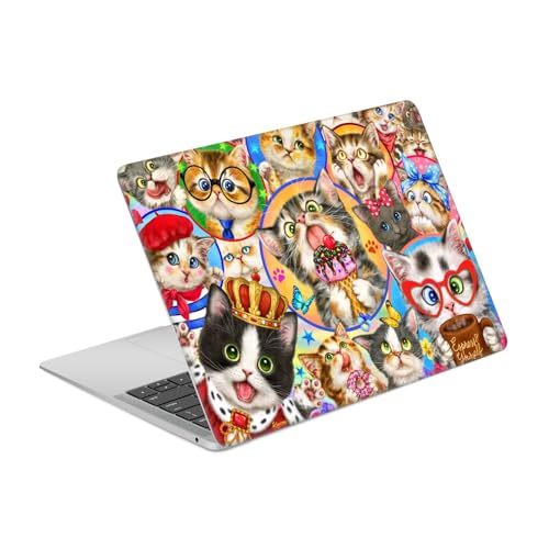 Vinyle autocollant peau MacBook Air 13.3 art graphique chats puzzle haute définition