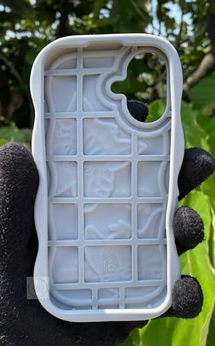 Image of MIDOS Back Cover Compatible with iPhone 17, 3D Soft Silicone 3D Cute Cartoon Full Protective Case for iPhone 17 (Gray)