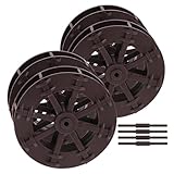 SUPVOX 4piezas Estatuas De Molino De Agua Miniatura Decoración De Jardín y Fuente para Educativo De Rueda De Agua