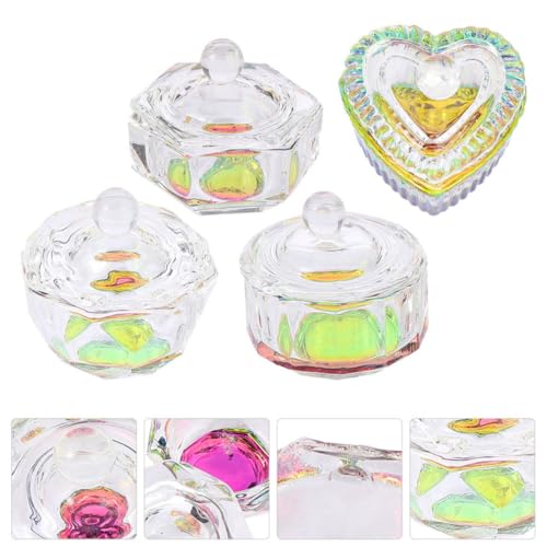 Set de 4 Copas de Cristal para Líquido de Uñas miniatura 6