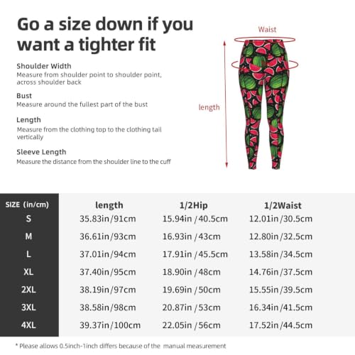 Pantalones de yoga holgados y elásticos de sandía transpirable 4