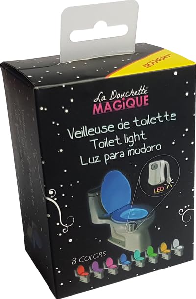 WC Nachtlicht für Toilette - Automatischer Betrieb mit Bewegungs- und Umgebungslichtsensoren