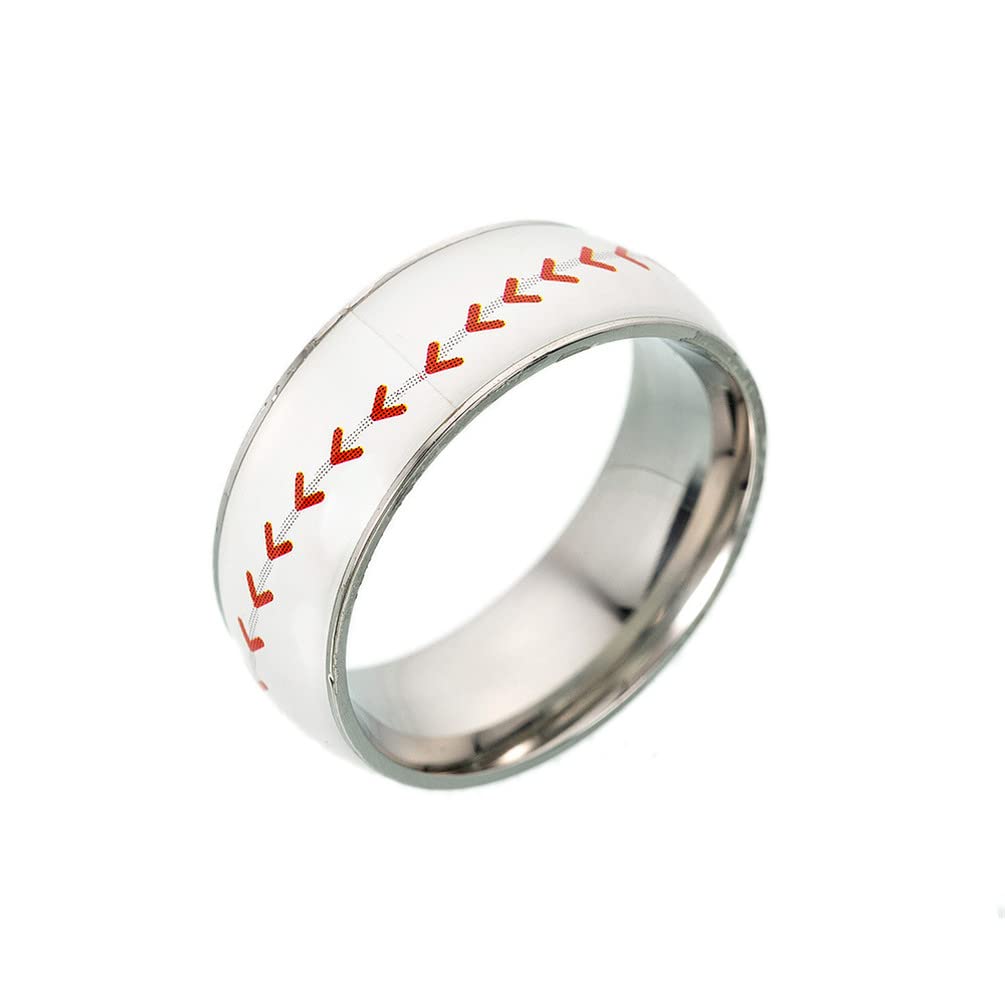 PAMTIER Unisex Spinner Unique NBA Basketball Baseball Rugby Soccer Ring