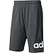 adidas Men's Athletics Jersey Shorts, Dark Grey Heather, Medium