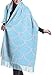 Produktbild Seiobax Imitieren Kaschmir Gefühl Winter Schal Pashmina Schal Wraps Weiche warme Decke Schals Elegante Wickel für Frauen Textur der Waage auf Meerjungfrau Ve