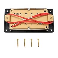 Guitar Compatibility: This humbucker pickup is designed to be compatible with LP-style guitars, compatible with Gibson Les Paul models. Bridge Pickup Specifications: Features a pole piece spacing of 52mm, with a double conductor wire design and a wir...