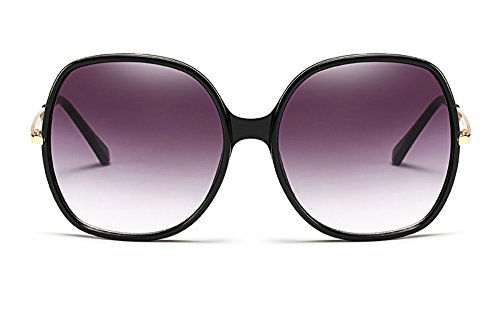 Image of Freckles Mark 70s Super Oversize Square Sunglasses for Women Vintage Rectangular Plastic Frame