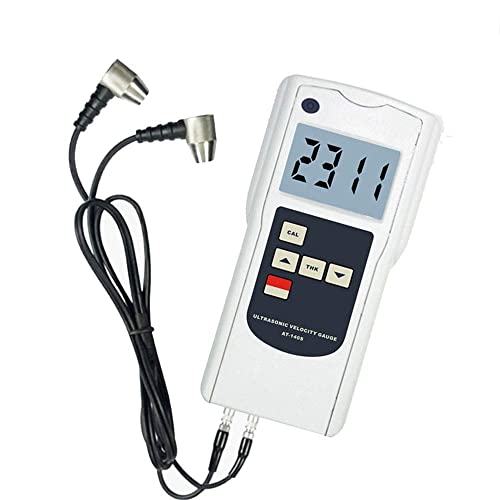 Calibrador ultrasónico digital para medición de espesor y velocidad, aplicable para madera, caucho y materiales blandos miniatura 4