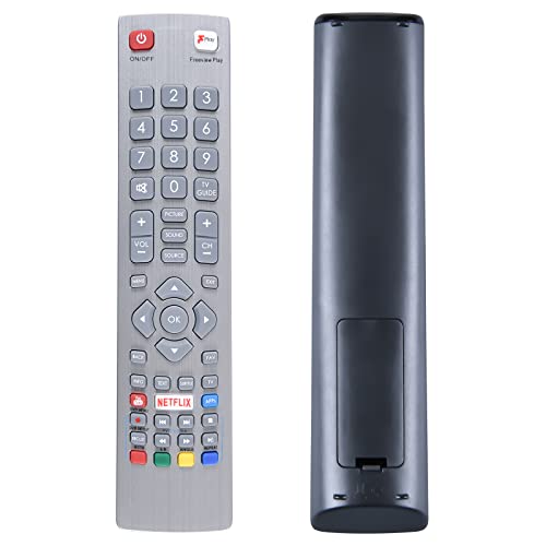 TCNOUMT Generic Replacement Remote Control Compatible for Sharp Aquos Smart TV - No Setup Required with 4 Channel Shortcuts Key
