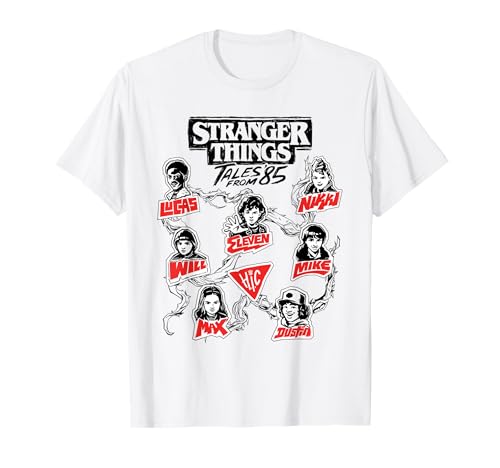 Stranger Things Tales from '85 Character Vines Camiseta
