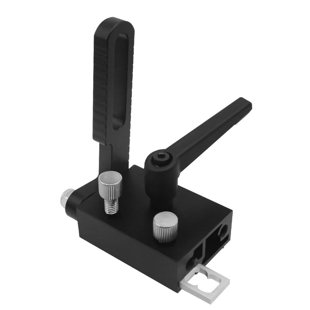 Muiltvoe 75 Type Miter Track Stop T Slot Limiter T Track Locator Miter T-Slot Stop Woodworking Mitre Rail Stop T Rail Limiter For Sliding Chute
