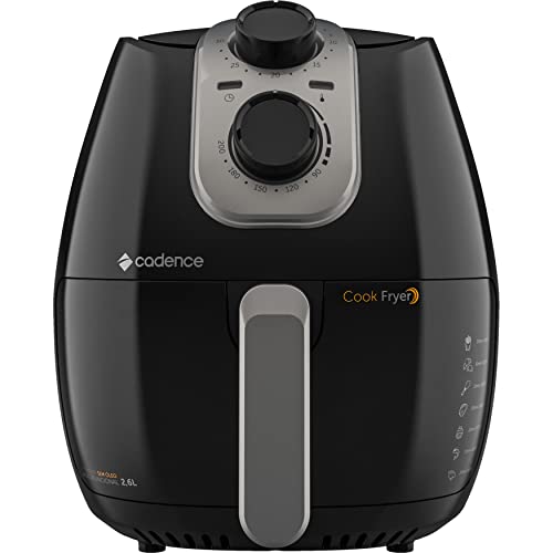 Fritadeira sem óleo, Cook Fryer, 110v, Preto, Cadence