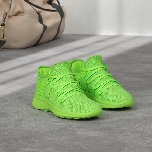 Image of INZCOU Running Shoes Lightweight Tennis Shoes Non Slip Gym Workout Shoes Breathable Mesh Walking Sneakers