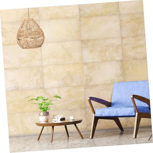Abat jour suspendu imité plafonnier couverture decorative kaki Cabilock - 4