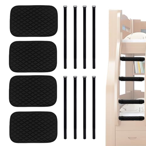 Almohadillas para litera, protector ajustable, protector de escalera, para familias, adultos, RV, hogar, interior, exterior, camping, dormitorio