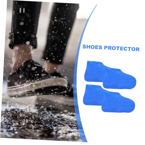 2 Pares Cubrebotas Antideslizantes Reutilizables Azul miniatura 6