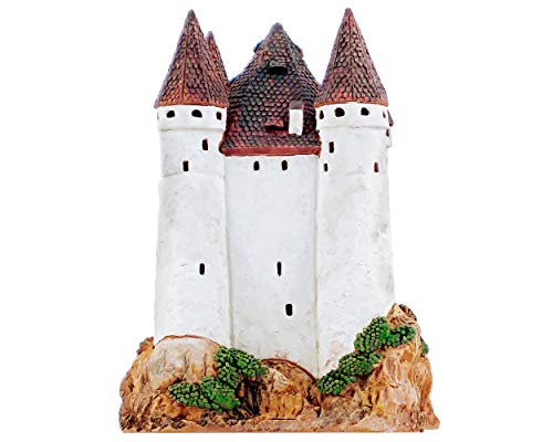 Midene Ceramic Art Tealight Candle Holder Room Decoration Handcrafted Collectible Miniature Light House Thun Castle In Switzerland E247N* #TOP3