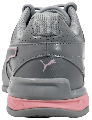 PUMA Women's Tazon 6 Sneakers, Cool Mid Gray/Peach Smoothie/Puma Silver, 10 M