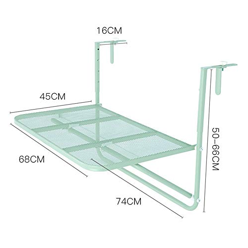 Table suspendue balcon pliante pour café en plein air - 6