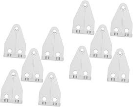 TEHAUX Suportes De Cortina De Gancho Cego 40 Peças Para Persianas De Haste De Cortina Para Janelas Suportes Para Hastes De Cortina Para Cima Suporte Transparente Trilho Inferior Clipes