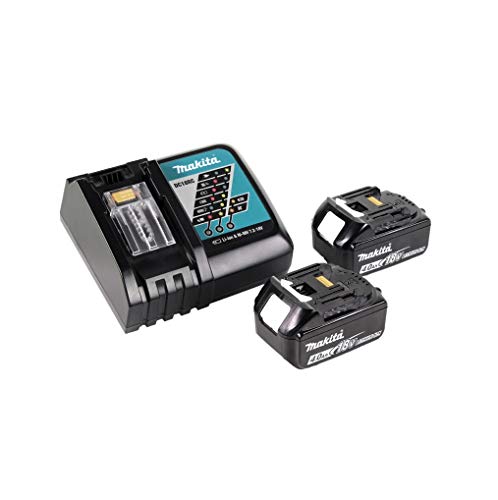 Makita DCS 552 RM 18 V Scie circulaire à main sans fil métal 136 mm + 2x Batteries 4 0 Ah + Chargeur + Lame de scie et lunettes de protection - vue 4