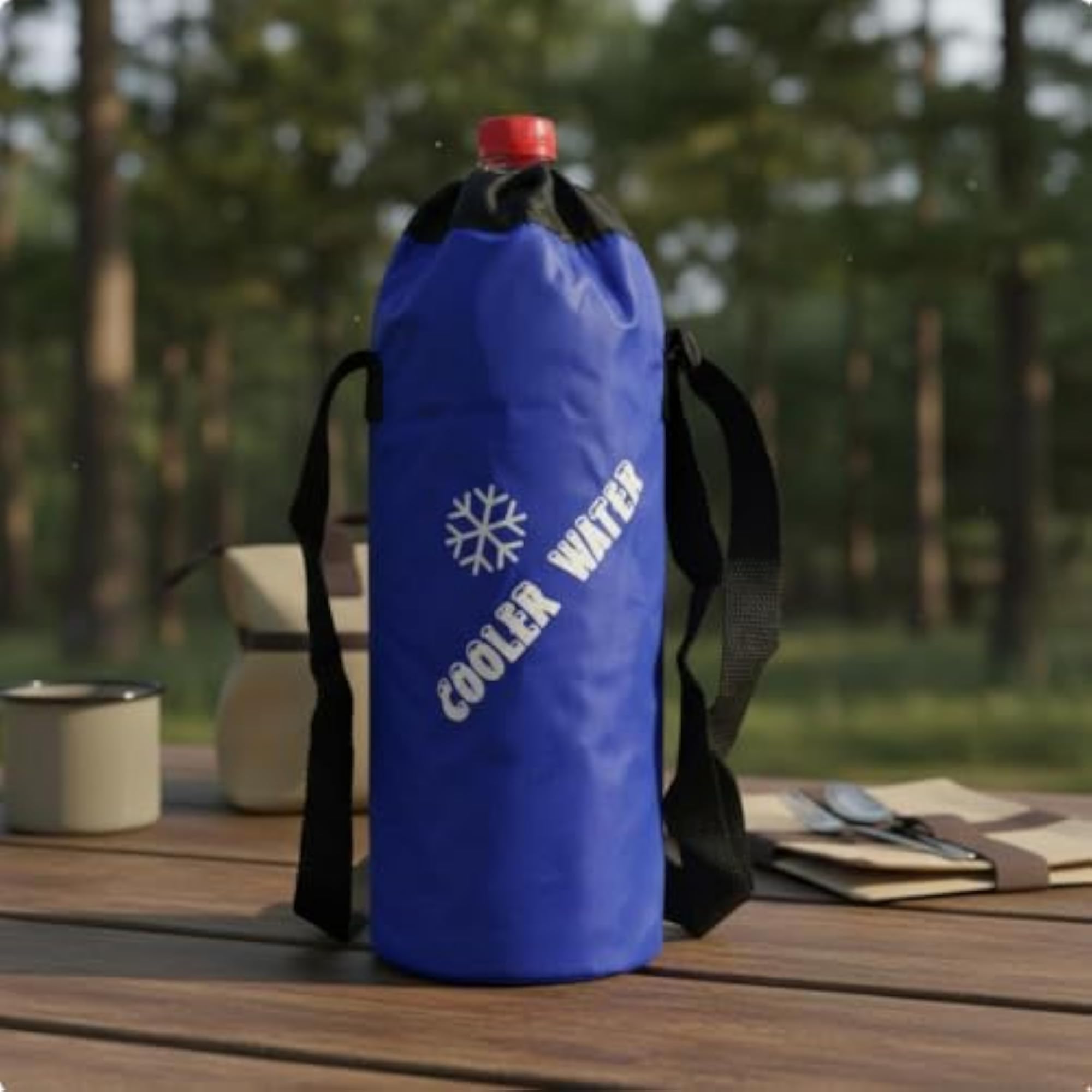 Bottle Chiller Bag with Strap Thermal Insulation