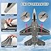 jaming RC Plane 3 Channel Remote Control Airplane for Adults，F16 RC Fighter with 6-Axis Gyro，2.4GHz Controlled Hobby Glider Jet Aircraft for Beginners，Adults & Kids Gift