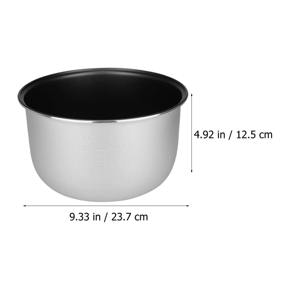 Operitacx Cocina de arroz, recipiente interior de repuesto, antiadherente, olla de arroz, recipiente para olla de arroz, accesorio 4 L