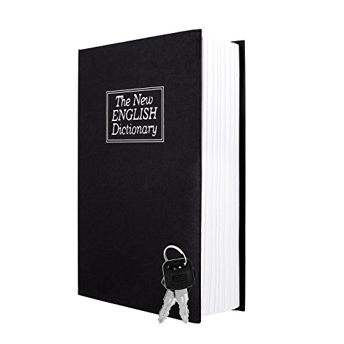 Diversion Book Safe, Ohuhu Dictionary Secret Safe Box with Key, Diversion Book Hidden Safe