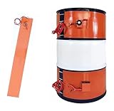 Trommelheizung mit Thermostat für Ölfässer, Silikonkautschuk-Heizband zur effizienten Temperaturregelung in industriellen Anwendungen